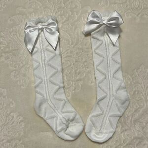BABY / TODDLER BOW DECOR SOCKS